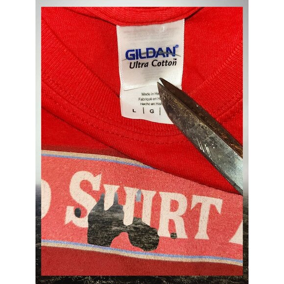 Vtg Star Trek T-shirt "Red Shirt Ale" Mens L Federation Brewing Graphic Print - Picture 6 of 7